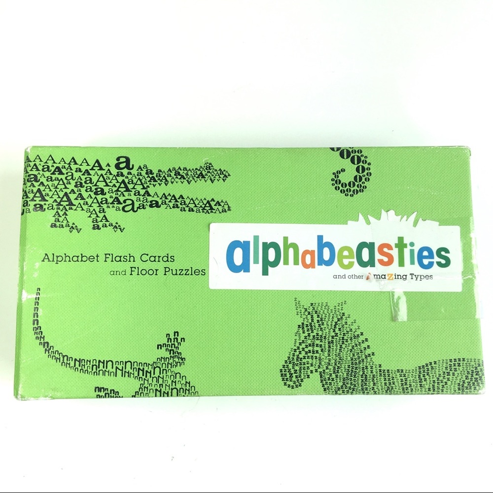 Alphabeasties Alphabet Flash Cards - Picture 6 of 7